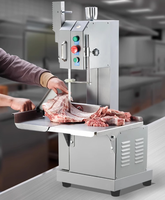 Mesin gergaji tulang mesin, pemotong daging beku kambing otomatis multifungsi pita segar beku komersial pemotong daging
