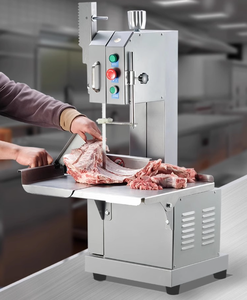 Máquina automática para cortar carne congelada de cabra de carnicería, máquina de sierra para huesos, cortador comercial de banda fresca congelada multifuncional, <span class=keywords><strong>carnicero</strong></span> - Product Image 2