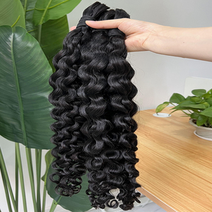 Extensiones de Cabello Virgen al por Mayor, Cabello Indio Crudo sin Trama, Ondulado, para Trenzas - Product Image 5