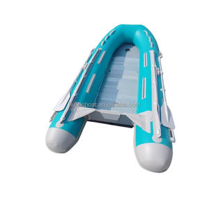 小型インフレータブルPVCハイパロンラバーフィッシングボート330 360 390 430 470船外エンジン付き湖用 - Product Image 6