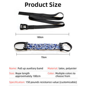 Bandes de résistance portables TPE à trois trous pour exercices de poitrine, extenseur musculaire, ensemble d'entraînement fitness - Product Image 5