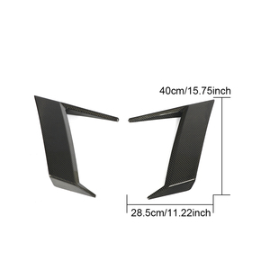 สำหรับรถยนต์เมอร์เซเดส-เบนซ์ จีคลาส W463 <span class=keywords><strong>G63</strong></span> AMG วากอน ปี 2019 ขึ้นไป ชุดแต่งครีบระบายอากาศข้างตัวถังคาร์บอนไฟเบอร์ - Product Image 5