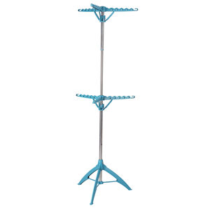 Tốt Nhất Bán 2 <span class=keywords><strong>Tier</strong></span> Đa Hộ Gia Đình Khô Giá Ban Công Lưu Trữ Vải Máy Sấy May Giặt Quần Áo Móc Áo - Product Image 2