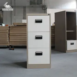 Model Design Steel Office Furniture Metal Short Cabinet 3 Drawer Cupboard