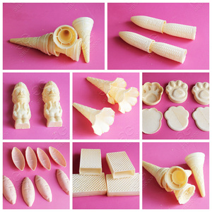 14 Máy làm kem ốc quế hình nón nướng và làm hình cá Máy làm kem ốc quế nhỏ - Product Image 4