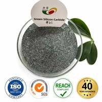 Carbure de silicium vert (GC) FEPA F à grain grossier F36 F40 F46 F54 F60 pour bande abrasive, disque de coupe et meule de meulage – Qualité usine 99%