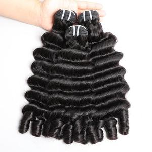 Extensiones de Cabello Humano Natural 10A, Rizos Boho para Trenzas, Cabello Virgen Teñido a Granel, Mechones Dobles Cosidos a Máquina para Mujeres - Product Image 6