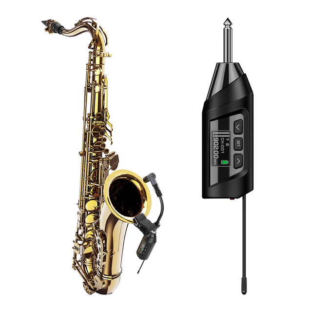 Echo Function Tr15 Clip on Tuba French Horn Trumpet Trumbone Wireless Microphone