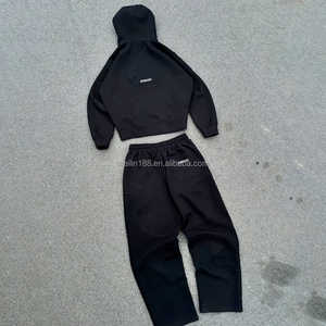 Ensemble de survêtement personnalisé en molleton French Terry pour homme, haute qualité, uni et vierge - Product Image 2