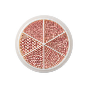 Nouveaux accessoires et outils d'art pour ongles pour salon, petites perles en acier, disque de décoration rotatif mixte à 6 compartiments, emballage - Product Image 5