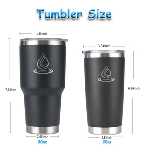 Tasse de camping Offre Spéciale de haute qualité gobelet d'eau isolé sous vide en acier inoxydable de 30oz - Product Image 5