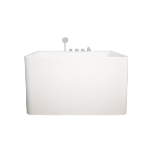 Modern Corner Apron Adult Rectangle Seamless Custom Colors Soaking Jaccuzi Massage Bathtub with Stainless <strong>Overflow</strong> - Product Image 6