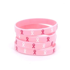 Bracelets en silicone Youmigift pour la sensibilisation au cancer du sein, alerte médicale, couleur personnalisée, logo, étanches, écologiques, promotionnels - Product Image 5