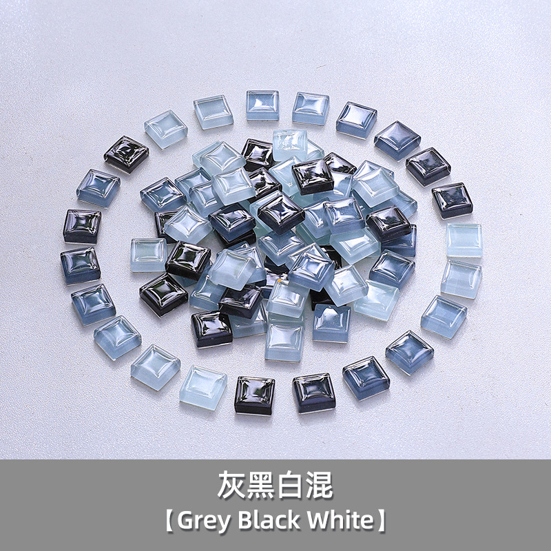 Gray Black White Mixed