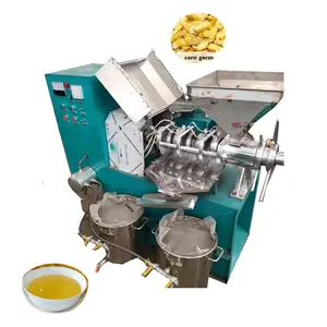 New arrival 50-100kg/hour screw oil press HJ-PR70C automatic single phase soybean peanut oil extractor machine