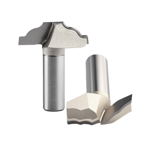 12.7mm CNC Cabinet Chamfering <strong>End</strong> <strong>Mill</strong> Router Bits <strong>Tungsten</strong> Carbide Woodworking <strong>End</strong> <strong>Mill</strong> 2-slot Three-arc Door Panel Planer - Product Image 1