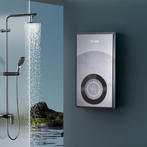 Calentador de Ducha LED de Pared de 12500W, IPx4 Impermeable, Control Táctil Inteligente, Ahorro de Energía, Calentamiento Rápido, Temperatura Constante - Product Image 5