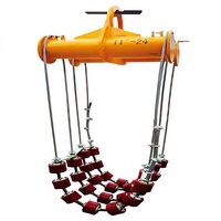 Suhigo Factory Direct Nacelle suspendue pour travaux en hauteur, échafaudage suspendu de construction, charge maximale 35000 kg, couleur noir/jaune