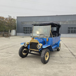 Nouvelle Voiture Électrique Vintage Haut de Gamme Bleue à Deux Rangs et 5 Places, 4 Roues, Accessoires Personnalisables, Marque EGO, Propulsée par Batterie - Product Image 2