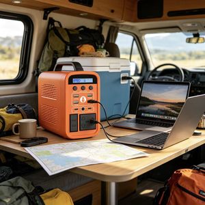 Outdoor Portable Power Station with AC/USB/Type-C Ports, Compact Emergency <strong>Battery</strong> <strong>Backup</strong> for Camping, Travel, Home Use - Product Image 2