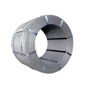 1x7 ehs 1/ 4 'สายเคเบิลชุบสังกะสีลวดคนที่แต่งตัวประหลาด ASTM A475เส้นใยเหล็ก - Product Image 2