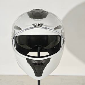 Venta caliente ABS <span class=keywords><strong>Modular</strong></span> Unisex Motocicleta Cascos Flip Dual Visor para Integrado Liberación Rápida Nueva Condición Portátil - Product Image 4