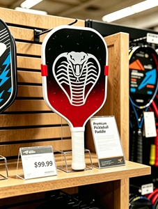 Ex84 USAPA Approved Pickleball Racket, King <strong>Cobra</strong> Pattern, Red Black Gradient Carbon Fiber for Outdoor Play Sports Equipment - Product Image 6