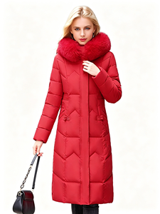 Parka <span class=keywords><strong>Impermeabile</strong></span> con Cappuccio da <span class=keywords><strong>Donna</strong></span>, Stile Casual Europeo e Americano, Giacca Imbottita Calda e Spessa - Product Image 3