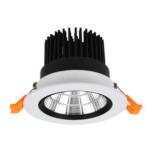 ไฟดาวน์ไลท์ LED สีดำแบบฝังฝ้าเพดานไร้ขอบ สำหรับใช้ภายในอาคาร แรงดันไฟฟ้า AC 220V แสงสีขาวกลาง 4100K สำหรับใช้งานเชิงพาณิชย์ วัสดุอะลูมิเนียม CRI 90 - Product Image 5