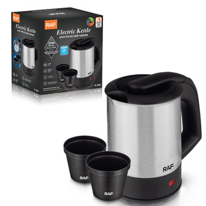 Hervidor Eléctrico Portátil de Acero Inoxidable Estándar Europeo, Capacidad de 0.5L, Función de Apagado Automático, Venta al por Mayor de Fábrica - Product Image 1