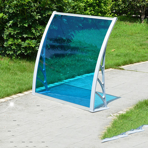 Hiện đại mặt trời tán thiết kế thiết kế cửa sổ Hợp kim nhôm Polycarbonate tán với khung nhôm - Product Image 2