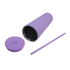 Mug isotherme à double paroi en acier 304 avec logo imprimé personnalisé, minimaliste, portable, grand volume, pour femmes, usage quotidien. - Product Image 4