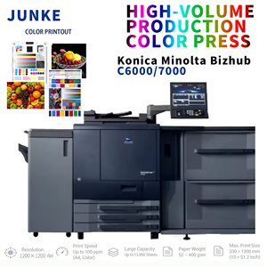 เครื่องถ่ายเอกสารและพิมพ์ Konica Minolta C7000/C6000 ของ JUNKE รุ่นใหม่และรุ่นปรับปรุงใหม่ พื้นที่พิมพ์สูงสุด A3 ขนาดกระดาษสูงสุด A4 ประเภททั่วไป - Product Image 5