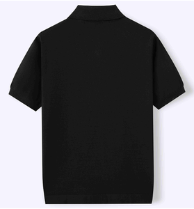 Polo de Jacquard de manga corta helado para <span class=keywords><strong>hombre</strong></span> de verano transfronterizo para <span class=keywords><strong>Amazon</strong></span> modelo SY0165 cárdigan elegante con solapa - Product Image 2