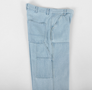 OEM personalizado estilo callejero Streetwear pierna ancha suelta holgada Multi parche bolsillos Harem Cargo Jeans para mí - Product Image 5