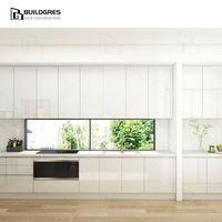 Diskon besar produsen kabinet Set dapur pabrikan desain Modern Modular furnitur profesional