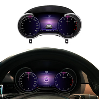 Panel Instrumen Kokpit Virtual Digital Cluster Mobil Krando untuk Benz ML W166 GL X166 LCD Layar Sentuh Penuh Monitor Dashboard