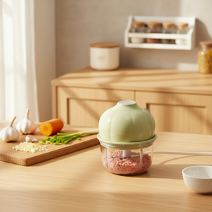 Mini hachoir à <span class=keywords><strong>ail</strong></span> électrique rechargeable, robot culinaire, lame en acier inoxydable, accessoires <span class=keywords><strong>de</strong></span> cuisine pour légumes - Product Image 4
