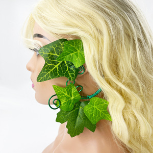 Ensemble de colliers artistiques rétro en forme de feuille de lierre, bijoux faits à la main d'inspiration naturelle pour femmes, accessoire de mode - Product Image 3