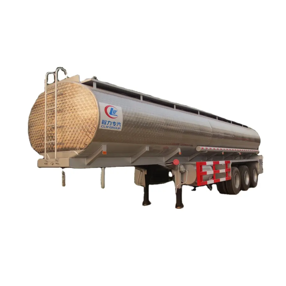 CLW 3 AXIS 45 Liter 15 Gallonen Halbfahrzeug mit Auflieger in Aluminiumlegierung Kraftstoff Tanker Transport-Lkw Spezial-Ölfeldfahrzeug zu verkaufen