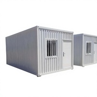 Maisons conteneurs modulaires préfabriquées de luxe, style moderne, démontables, portables, 10 pieds, 20 pieds, 40 pieds, en kit plat