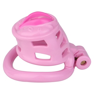FRRK Pussy Designed Pick Chastity Cage ABS Resin Chastity Lock BDSM Bondage Fetish Sex <b>Toys</b> Male Chastity Device <b>for</b> <b>Men</b> - Product Image 4