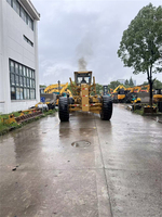 Niveleuse Caterpillar 16G d'occasion, 30 tonnes, moteur Cat 3406, lame de 4,9 m pour l'entretien des routes minières