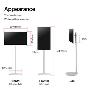 21.5 Inch Smart Stand By Me Tv Display Lcd Touch Screen Monitor Android Rollable Stand By Me Rotatable Smart Tv