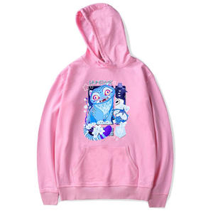 เสื้อสเวตเตอร์แบบสวมหัวลำลองระบายอากาศสั้นลายการ์ตูนนักล่า<span class=keywords><strong>ปีศาจ</strong></span>เสื้อครอปสำหรับผู้หญิง - Product Image 3