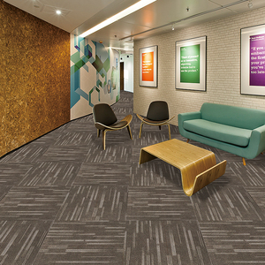 Ticari ofis için kolay kurulum yanmaz yıkanabilir püsküllü çok seviyeli döngü halı - Product Image 2