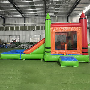 GMY Inflatables <span class=keywords><strong>Maison</strong></span> gonflable colorée avec toboggan Combo <span class=keywords><strong>Location</strong></span> <span class=keywords><strong>Grande</strong></span> aire de jeux <span class=keywords><strong>pour</strong></span> enfants <span class=keywords><strong>pour</strong></span> le plaisir - Product Image 4