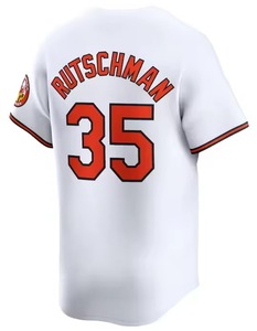 Camiseta de béisbol y sóftbol de rayas clásicas con estampado digital personalizado unisex con detalle de botones cosidos - Product Image 2