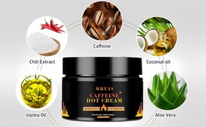 MRUIS Vegan Workout Enhancer Anti-celulite Corpo Suor Rápido Barriga Plana Queima De Gordura Cafeína Creme Quente Gordura Barriga Plana Abdômen - Product Image 5