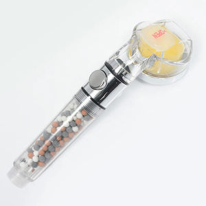 Pomme <span class=keywords><strong>de</strong></span> <span class=keywords><strong>douche</strong></span> en plastique pour salle <span class=keywords><strong>de</strong></span> bain et spa, avec filtre à billes <span class=keywords><strong>de</strong></span> pierre minérale à haute pression, économise l'<span class=keywords><strong>eau</strong></span> - Product Image 5